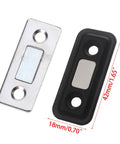 Invisible Door Catch With Screws And Adhesive For No Fuss Seamless Close On Sliding Doors Cabinets Cupboards Drawers Metal