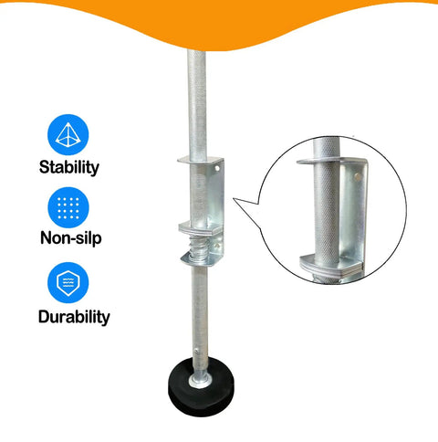 Beefed Up Ladder Leveler Pair With Engraved Non Slip Pattern For Stable Extension Ladders Universal Stair Stabilizers detail view