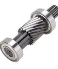 All Metal Golf Cart Drive Shaft For RXV Models Post 2008 620329 Heavy Duty Steel Replacement Part, close-up on gear details
