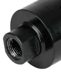 Close-up of Steel Dragon Tools black SDS hex adapter with threaded interior