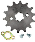 14 Tooth 420 Front Sprocket Fits 50cc 70cc 90cc 110cc 125cc 140cc 160cc Mini Bikes ATVs Dirt Bikes Go Karts And More