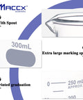 Details of Heavy-Duty 300 Milliliter Glass Beaker Set With 3.3 Borosilicate Griffin Low Form And Printed Graduation