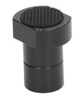 Single piece from Heavy Duty Aluminum Bench Dogs 5 Pack 19mm For Clamping And Fixing Woodworking Tables, smooth black finish