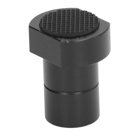 Single piece from Heavy Duty Aluminum Bench Dogs 5 Pack 19mm For Clamping And Fixing Woodworking Tables, smooth black finish
