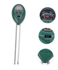 3-In-1 Soil Tester For Garden Lawn And Farm Dual Probe Moisture Meter PH Light Meter with close-up dials and probes