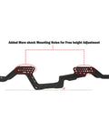 Lightweight Carbon Fiber LCG Chassis For TRX4M 1/18 RC Crawler Defender And Bronco Beefed Up Upgrade 8 Degree Bottom Incline