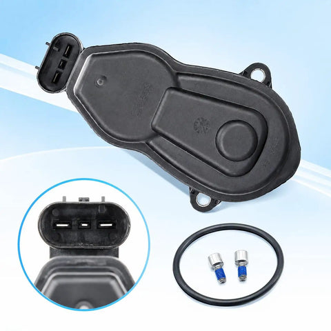 Heavy Duty Parking Brake Actuator Motor For Bmw 5 Series X3 Z4 And Range Rover Sport, black plastic motor with connectors.