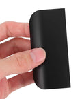 Matte Black Hidden Edge Pull Cabinet Drawer Handles 12 Pieces Aluminum Alloy 80mm Back Mount Concealed Hardware For Kitchen Wardrobe Cupboards