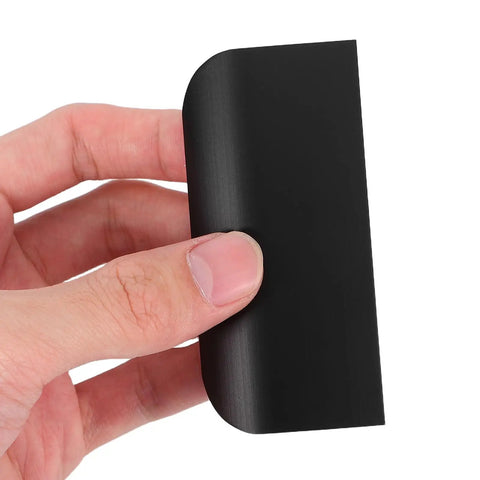 Matte Black Hidden Edge Pull Cabinet Drawer Handles 12 Pieces Aluminum Alloy 80mm Back Mount Concealed Hardware For Kitchen Wardrobe Cupboards