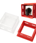Emergency Stop Button Lockout Cover For Industrial Shop Floor Safety Push Button Switch Protector With Transparent Box Style Design