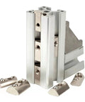 Drop In T Nut Set For Aluminum Extrusion 20 Pcs M6 Thread Spring Nuts with hammer head fasteners on 6mm slot 20 series