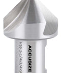 Accusize HSS countersink 1-1/4 in with 3/4 in Weldon shank for magnetic drilling machine Ce00-0114