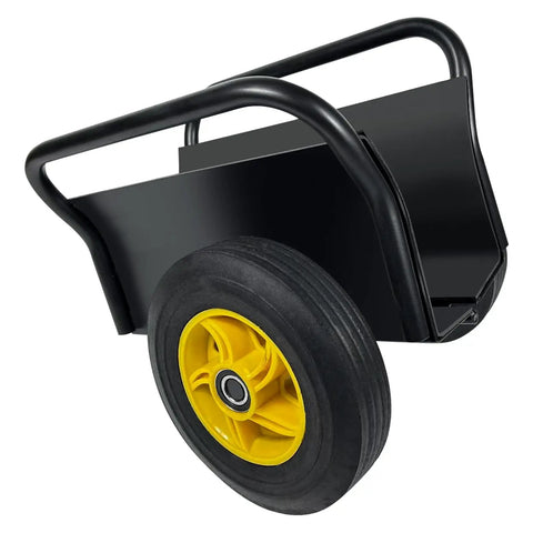 Beefy Heavy Duty Panel Dolly Slab Dolly With 10 Inch Solid Wheels And 1000 Pound Load Capacity