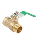 Heavy Duty Half Inch Brass Ball Valve Male To Female Pipe Fitting With Smooth Flip Lever Handle built tough for quick plumbing swaps.
