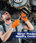 Mechanic inspecting undercarriage for Front Wheel Hub Bearing Assembly Fits Civic 2012 2013 2014 2015 1.8L Gas Or 1.5L Electric