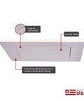 Super Tight Flush Mount Ceiling Access Panel For Drywall With A Rock Solid Forty Five Minute Fire Rating And Tough GFRG Alternative Frame Featuring Zero Hassle Gravity Closure Made In Usa For A Perfect Eighteen By Eighteen Inch Ceiling Opening, showcasing gravity-held drop-in design.
