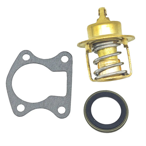 Thermostat Kit For Mercury Outboard Motors 75 To 150 HP 55C 130F Replacement 859620 828319 F476067 Fits Force And SportJet 90 95 120 HP Drop In OEM Style Replacement For Reliable Marine Performance