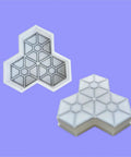 Leaf Pattern Concrete Paver Mold For Pathways And Patios Reusable Stone Garden Mold DIY Landscape Paving Tool for patio walkways