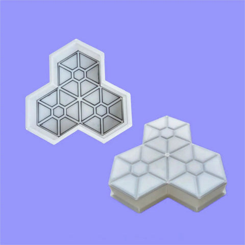 Leaf Pattern Concrete Paver Mold For Pathways And Patios Reusable Stone Garden Mold DIY Landscape Paving Tool for patio walkways