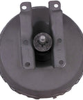 Remanufactured Power Brake Booster with Heavy Duty Sealing Rings, top view showing mounting brackets and vacuum chamber.