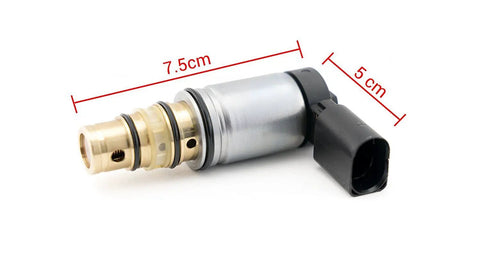 Control Solenoid Valve For Sanden PXE16 PXE14 1K0820803E AC Compressor Replacement shown with dimensions
