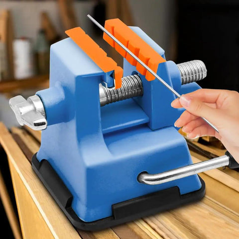 Heavy Duty 4 Inch Vise Jaw Pads With Magnetic Soft Jaw Covers For Bench Vise Replacement No Sweat Installation provides knockout protection with orange grip.