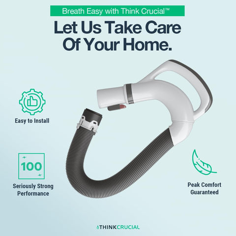 Replacement Vacuum Hose And Handle For Shark Vacuum Part 153FFJ Fits NV355 NV356 NV357 NV370 shown with flexible air hose