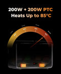 Temperature gauge of Upgraded Filament Dryer For Four Spools With Space Pi X4 Filament Storage Box And Dual Independent Heating Chambers Up To 85C