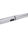 Lengthened Morse taper drill sleeve reducing adapter MT4 MT3, steel, silver CNC fixture tool.