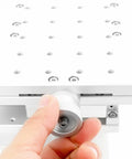 Adjusting knob of High Grade Aluminum 3 Axis Manual Slide Table Heavy Lifter Portable Translation Stage for precision control.