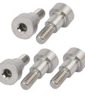 304 Stainless Steel Hex Socket Shoulder Bolt 8mm Shoulder Diameter And Length, M6 Thread, 5 Pieces, Heavy Duty Fasteners