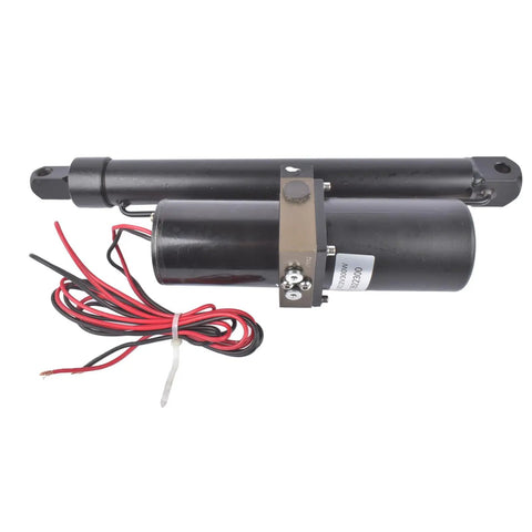12V Hydraulic Linear Actuator 8000N 1700Lbs Heavy Duty With 12 Inch Stroke for farm and garden equipment, side view