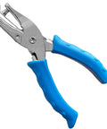 1/4 Inch Hole Puncher For Crafts, Super Handy One Hole Punch Tool with Blue Soft Grip, handheld and kid friendly for paper crafts