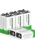 Heavy Duty 9 Volt Alkaline Batteries 8 Pack With Ten Year Shelf Life Leak Proof Design Solid Reliable Power Keep Your Smoke Alarms Guitar Pedals And Microphones Running Smooth.