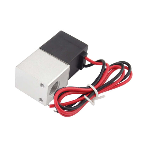 Quarter Inch DC 12V Two Way Normally Closed Solenoid Air Valve Stainless Steel Heavy Duty Electric Pneumatic Valve For High Demand Systems