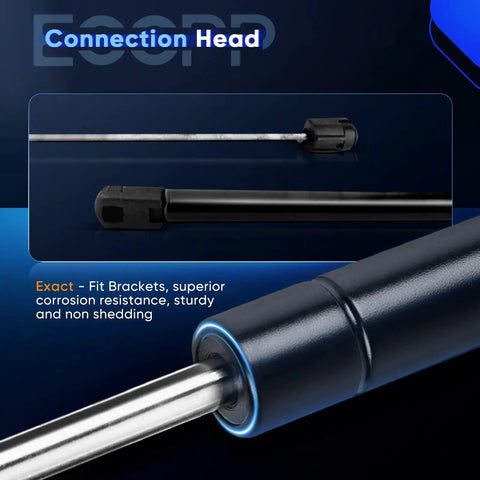 Connection head of Heavy Duty Lift Support Struts Gas Springs For Chevy Tahoe Suburban Escalade And Gmc Yukon Xl Tailgate Shocks.