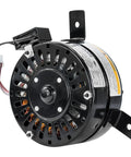 Close-up of OEM Direct Replacement Fan Motor for Century and Broan HVAC Fans, 9649 Compatible, showing wiring and housing details.
