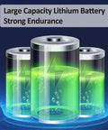 Large capacity lithium batteries symbolizing strong endurance for JUDYSSY 1000W Solar Street Lights Outdoor.