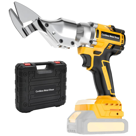 Cordless Metal Shear For Dewalt 20V Max Batteries, Brushless Electric Sheet Metal Cutter Tool Only with carry case