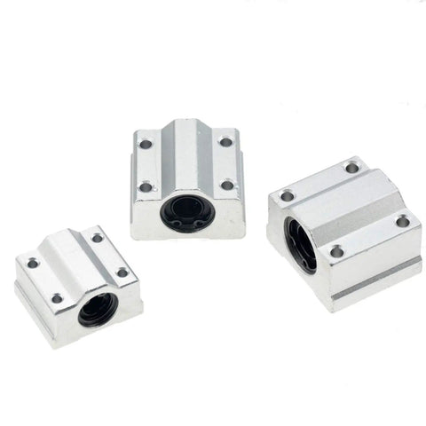 2 Pack Linear Motion Bearing Slides Set For CNC Machines And 3D Printers SCS10UU To SCS30UU And SCS8LUU To SCS20UU Includes SCS13LUU Pro Grade Precision Guide Rails For DIY Machining Projects. Aluminum linear bearing blocks for CNC and 3D printer rails
