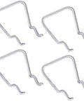 Stainless Steel Double Loop Pegboard Hooks Set For Plier Holders 16 Piece Heavy Duty Tool Organizer Display Hooks