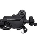 Mountain Bike Hydraulic Brakes 2 Pistons Left Front 1000mm Right Rear 2000mm Cable Lengths PM Adapter Aluminum Alloy Pro Grade