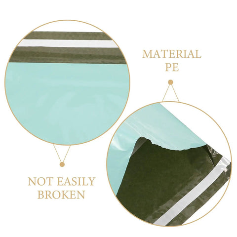 Eco Friendly Polyethylene Clothing Shipping Bags With Strong Self Sealing Waterproof And Wear Resistant Mailers 50 Pack