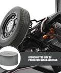 Tough As Nails 4 Pack 1.98 Inch Rubber Wheel Hub Bearing Covers Sealed Caps with Water Protection for Trailer Bearings Built to Last.