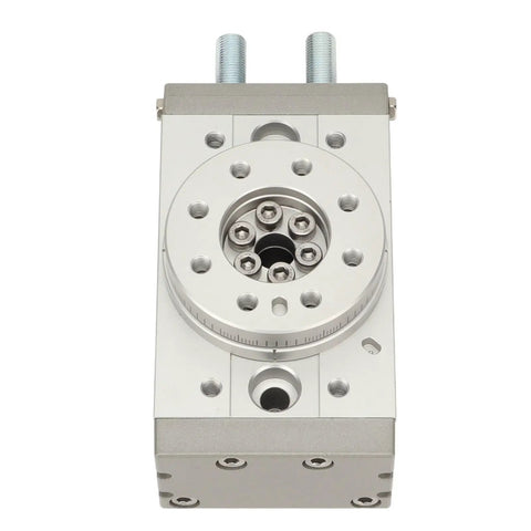 Heavy Duty Pneumatic Air Cylinder With 190 Degree Adjustable Rotating Arm Aluminum Alloy Body For Light Industry High Hardness Corrosion Resistant Smooth Rotation And Large Output Force A Real Workhorse For Automated Fixtures And Clamps, aluminum alloy