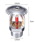 Upright Fire Sprinkler Head Quick Response 68C 155F For Automatic Fire Suppression Systems, dimensions labeled