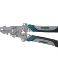 Solid Real Deal 16 In 1 Foldable Wire Stripper And Multifunctional Pliers showing sharp blades and ergonomic grips.