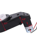 Turbocharged Two Pack Kids Ride On Car Gearbox 550 12V Motor 12000RPM High Speed Drive Engine with wiring connectors