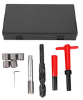 M18x1.5 Helicoil Thread Repair Tool Kit Internal Thread Inserts Pack Of 10 For Auto Repair And Home Mechanics, tools laid out