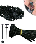 Tough As Nails Heavy Duty Nylon Cable Tie Set For Cars And Everyday Fixes With Self Locking Zip Ties, Multipurpose Plastic Ties